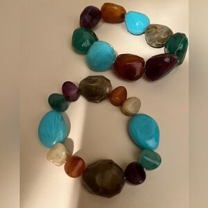 Multicolor Gemstone Bracelet Set